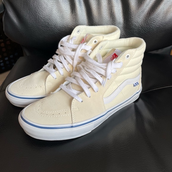 Vans Other - Vans Sk8-hi Cream 9.5